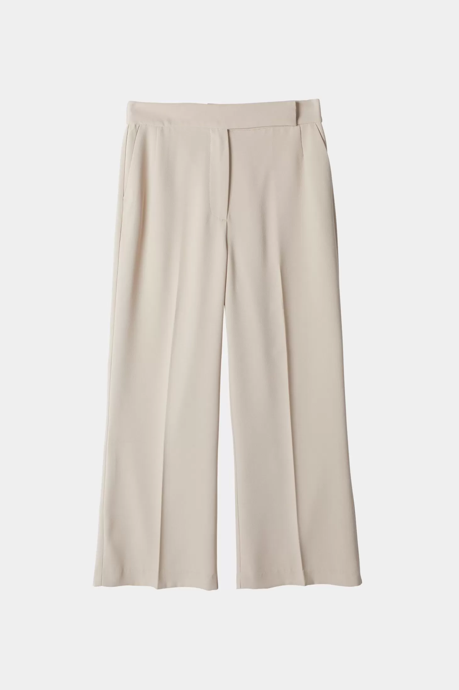 Stylein Trousers & Shorts-Bonita Trousers Cropped - Cream