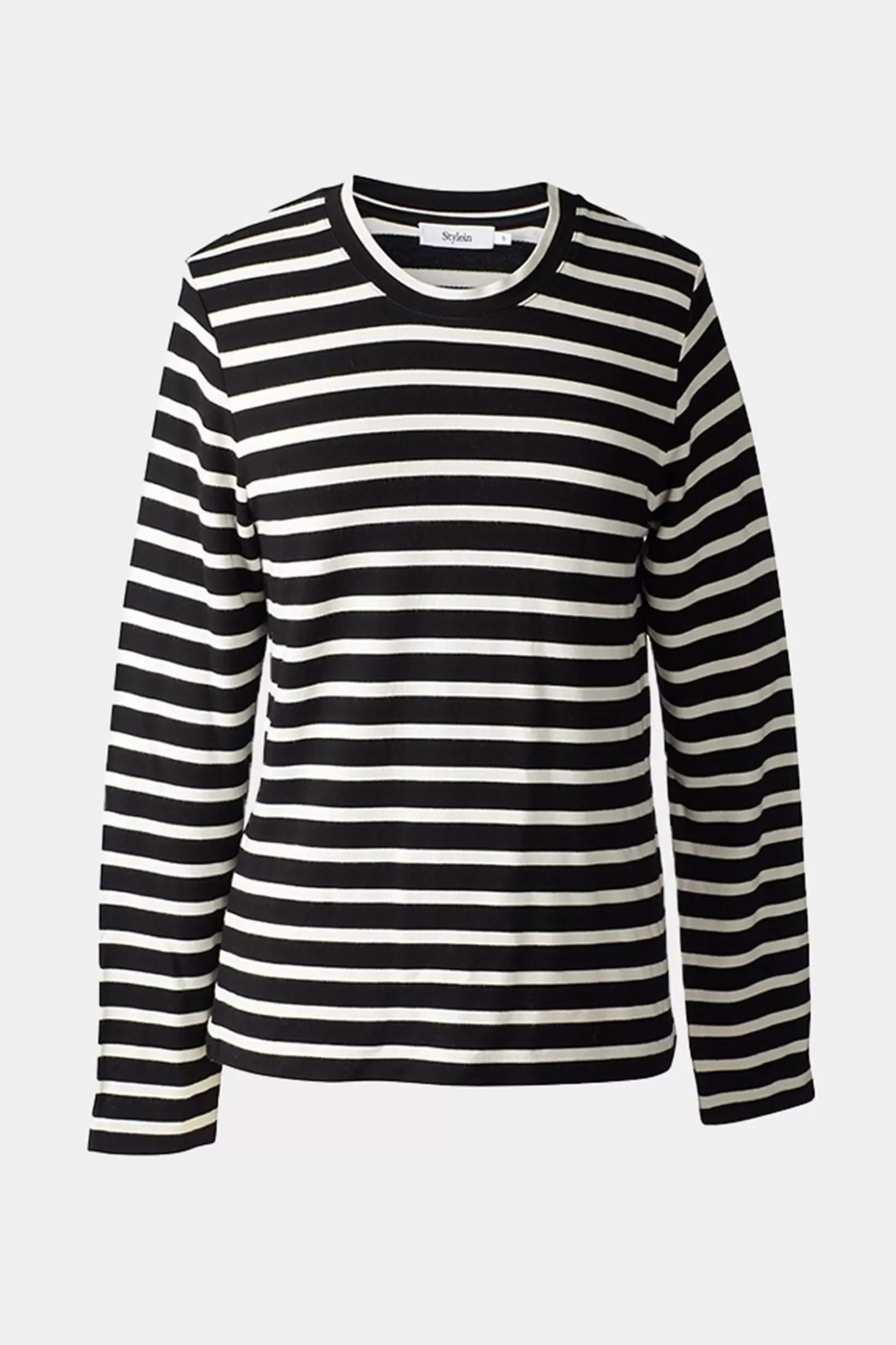 Stylein Basics-Canvey Top - Black With Stripes