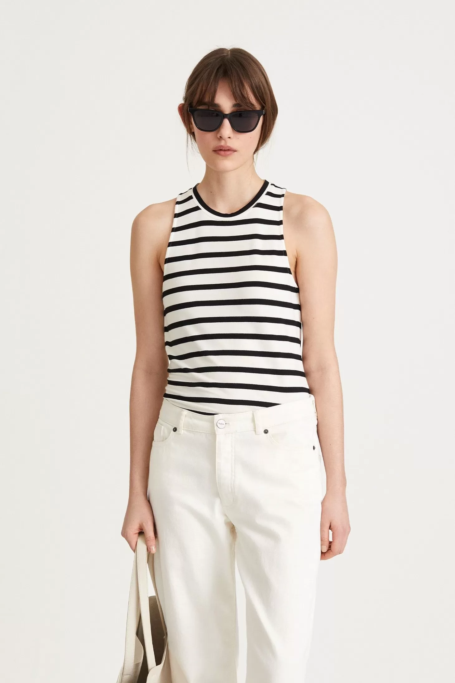 Stylein Tops & Shirts-Case Top - Striped