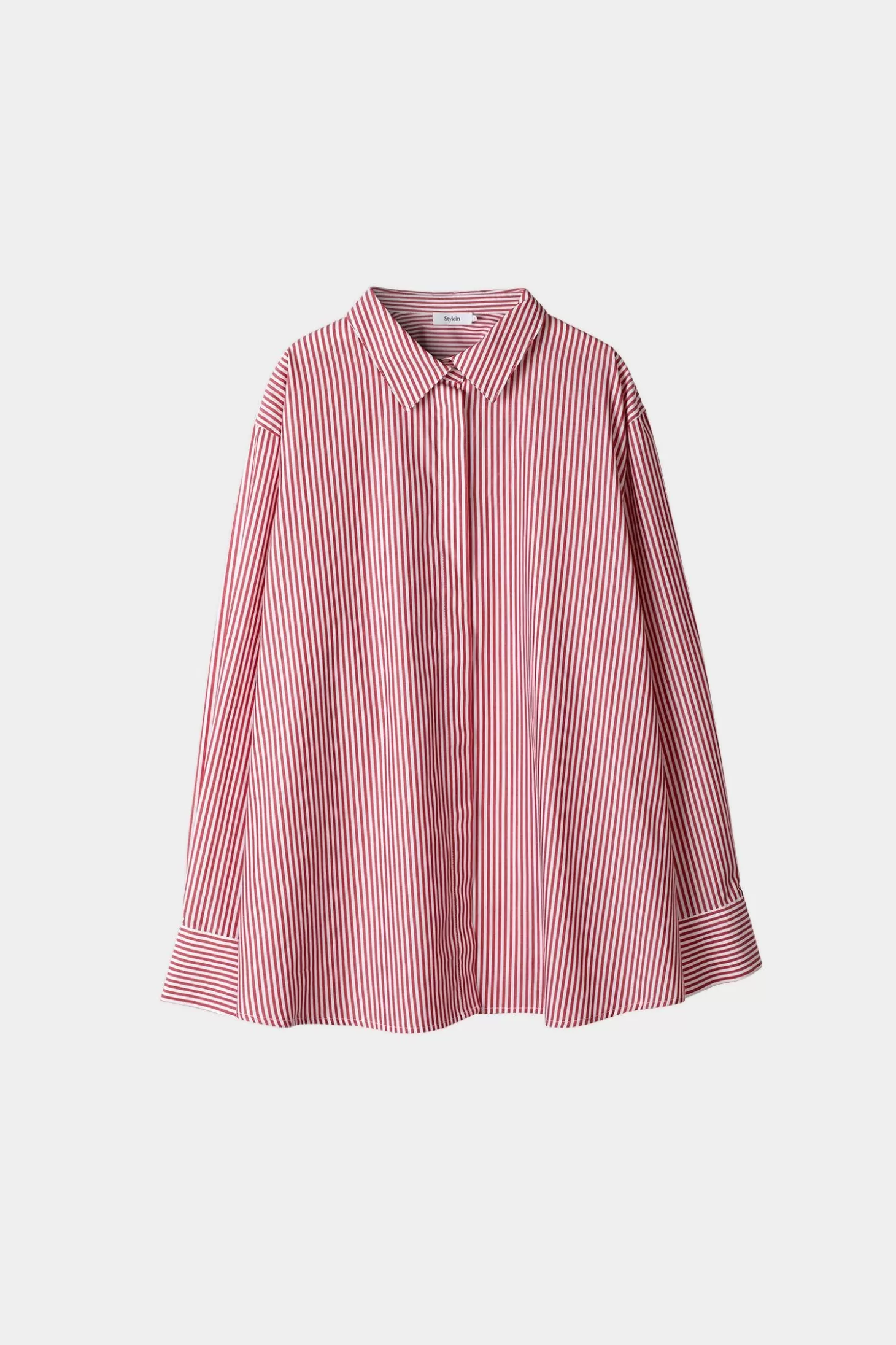 Stylein Tops & Shirts-Jeanne Shirt - Red Striped