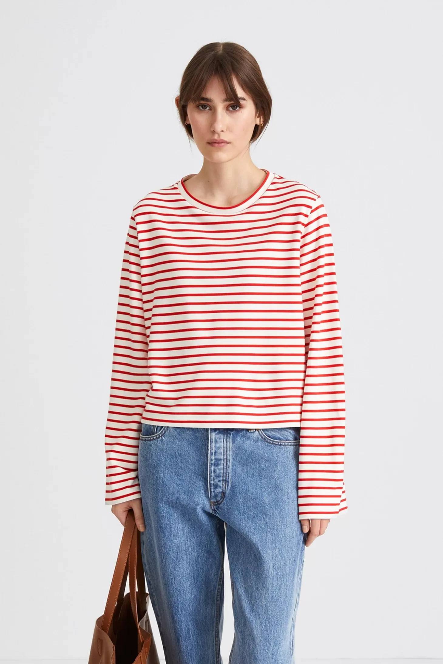 Stylein Tops & Shirts-Jerry Top - Red Striped