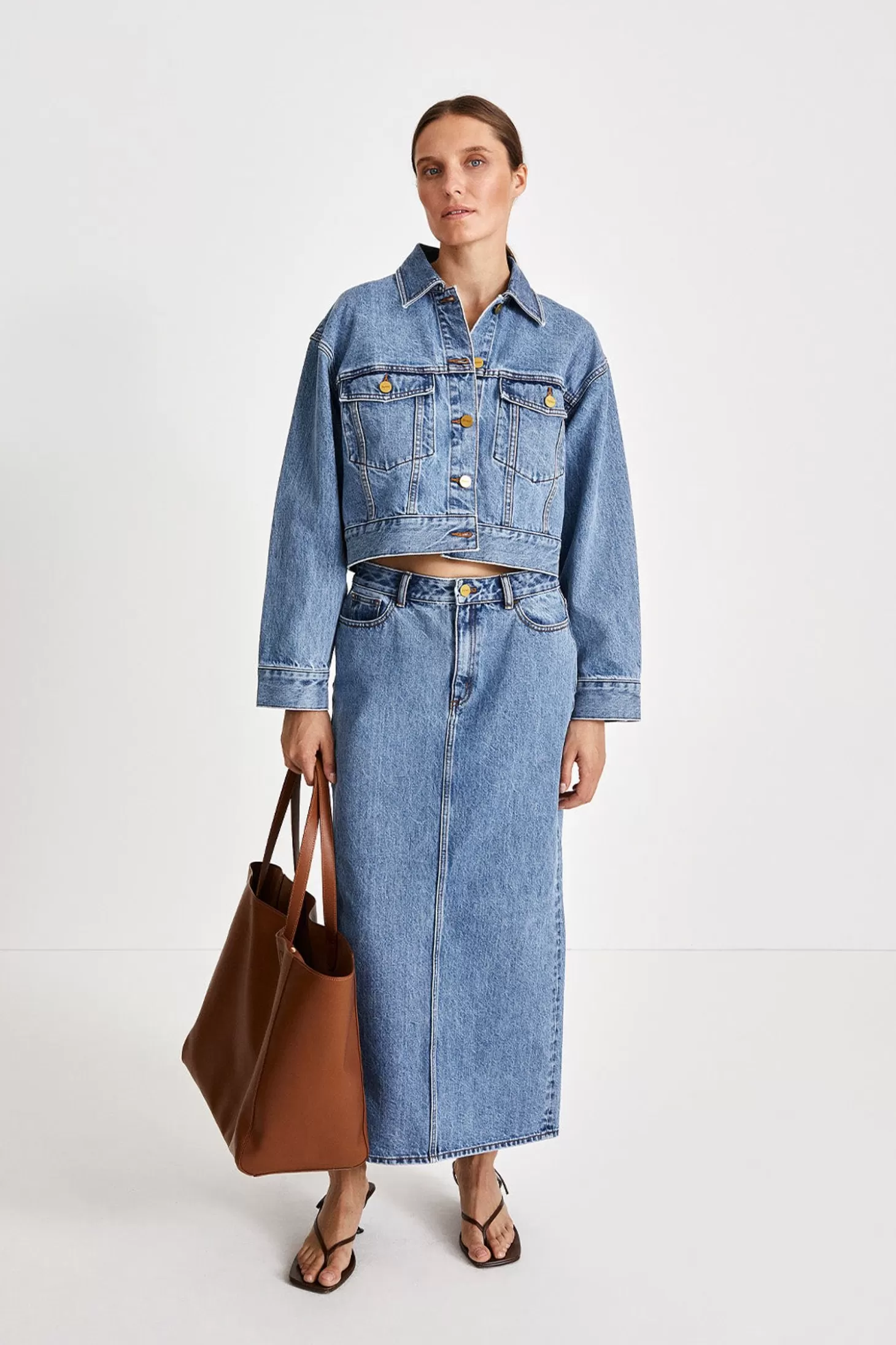 Stylein Denim-Kirsten Cropped Denim Jacket