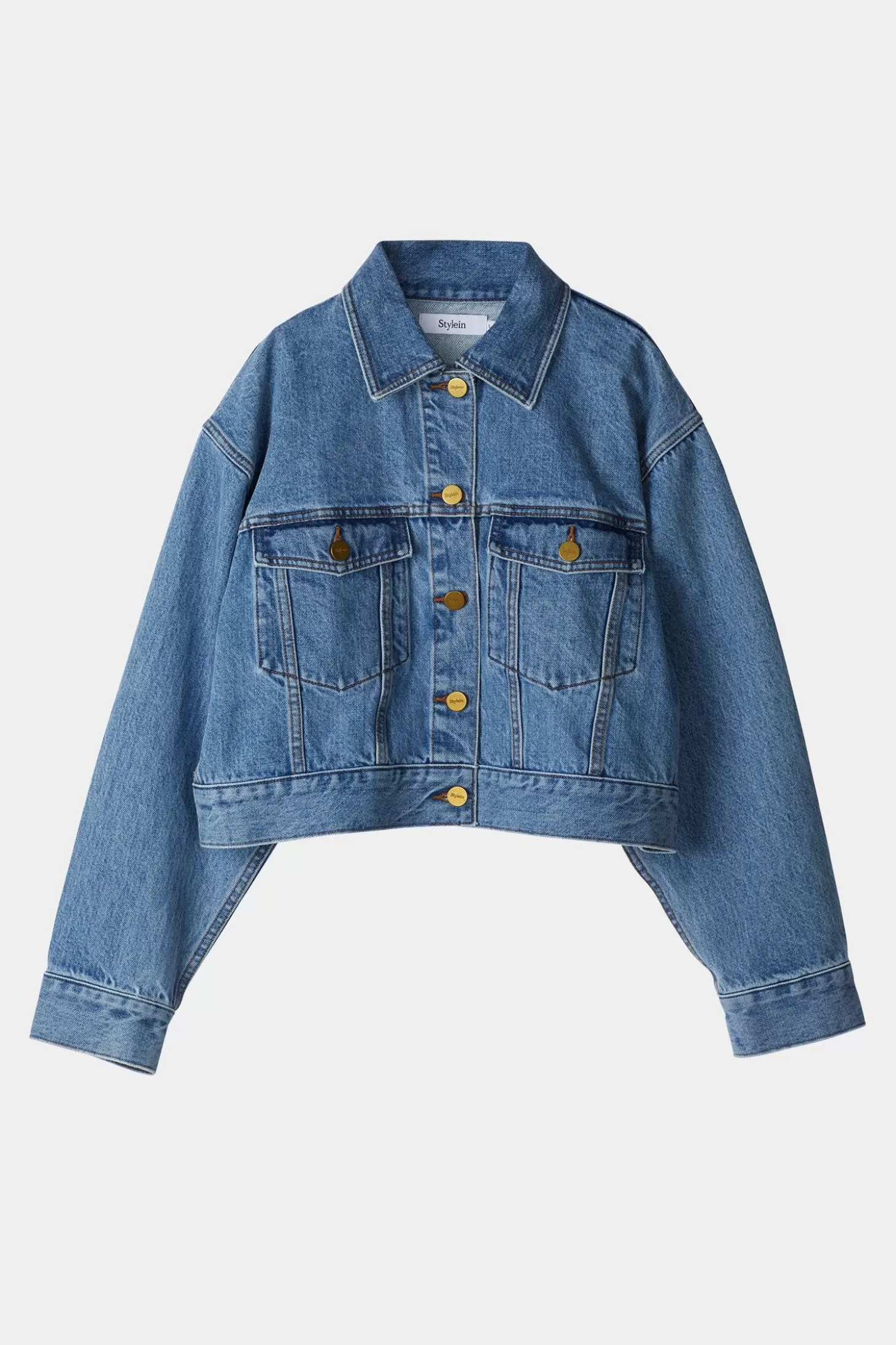 Stylein Denim-Kirsten Cropped Denim Jacket