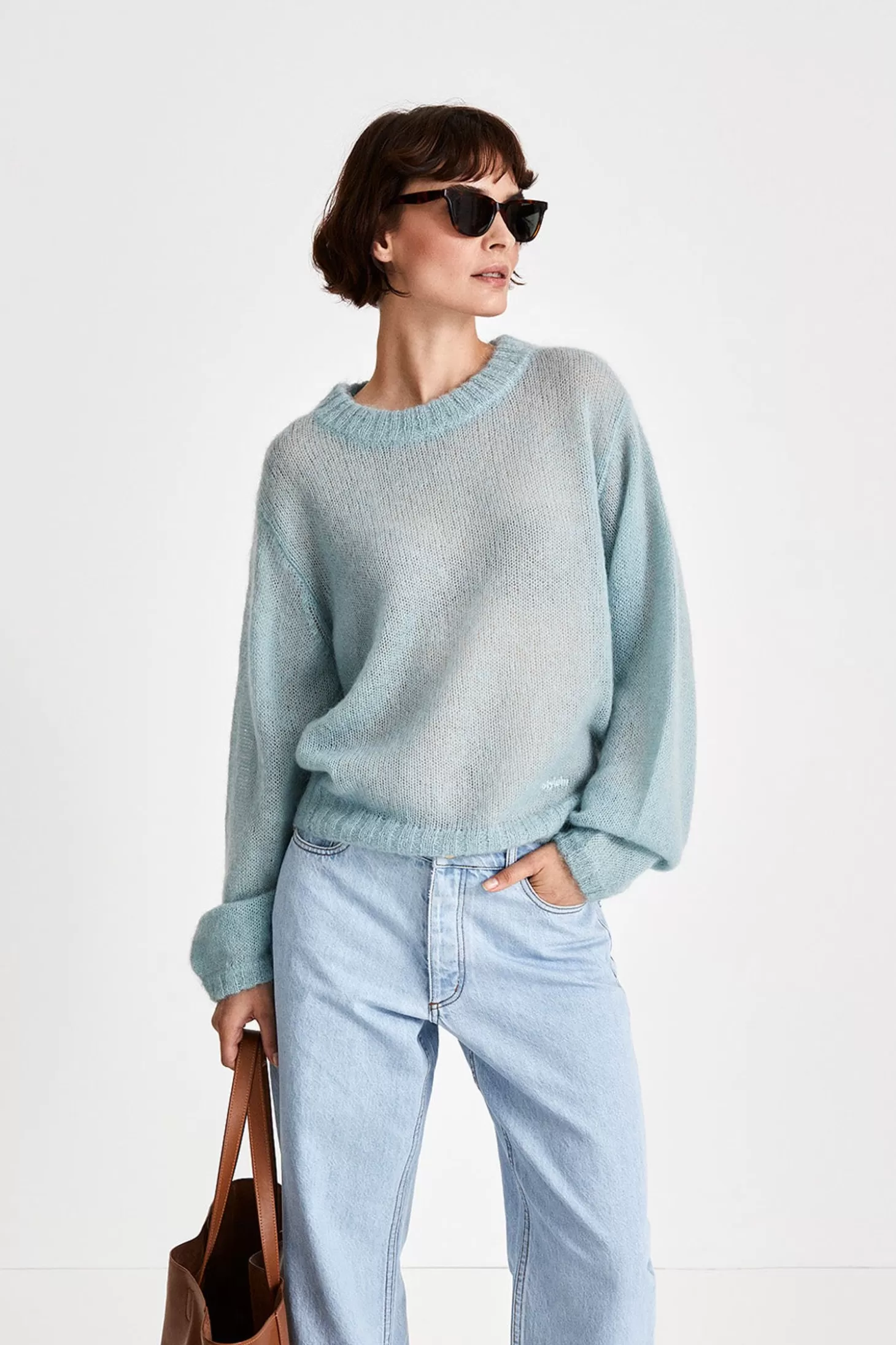 Stylein Knits & Sweaters-Nolan Sweater - Ice Blue