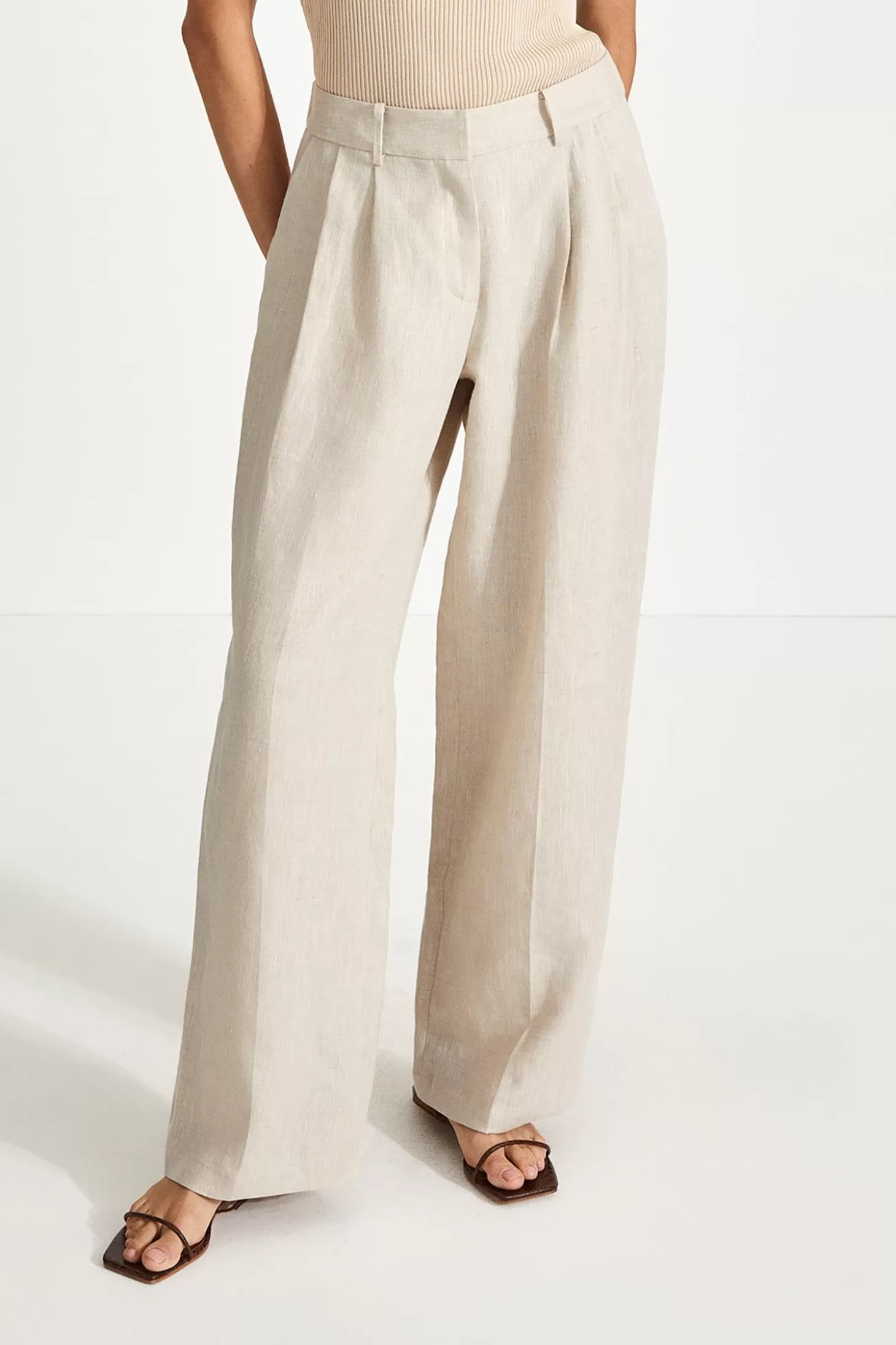 Stylein Trousers & Shorts-Sora Trousers - Beige